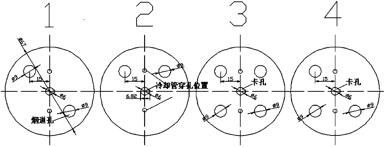 Device and method for collecting lead and zinc nonferrous metallurgic slag volatile matters at high temperature