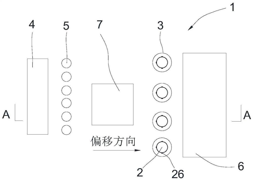 Directional grouting structure and deviation rectifying system of pier roadbed