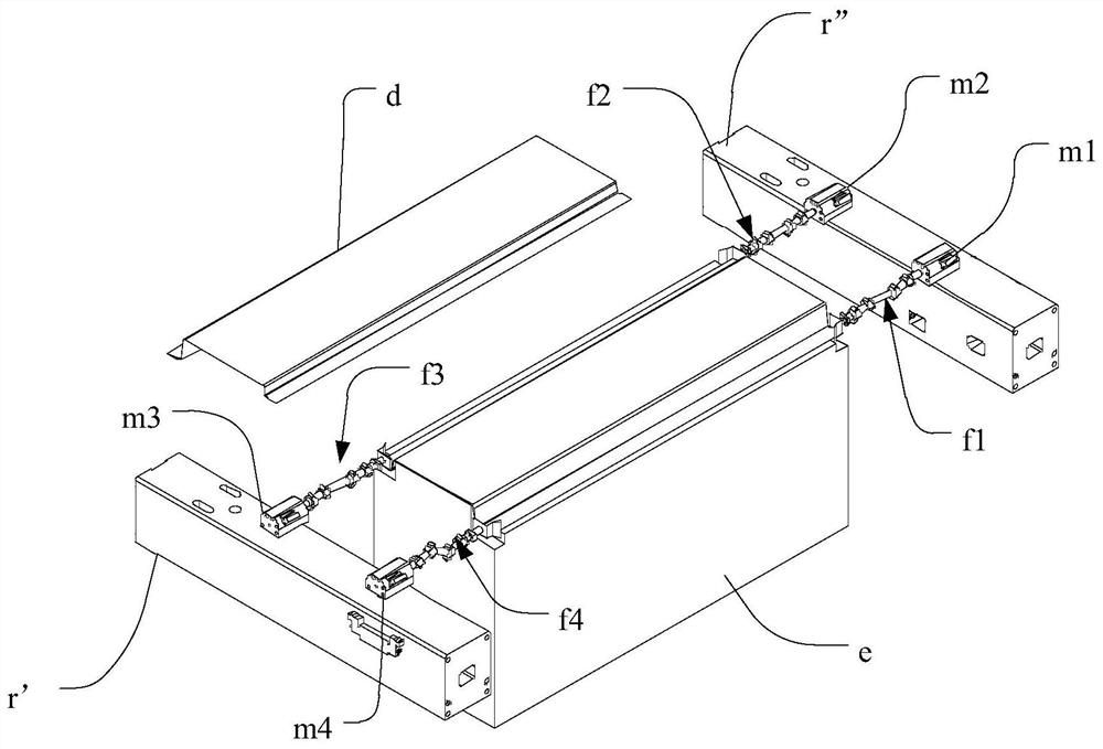 Stamping multi-station conveying system