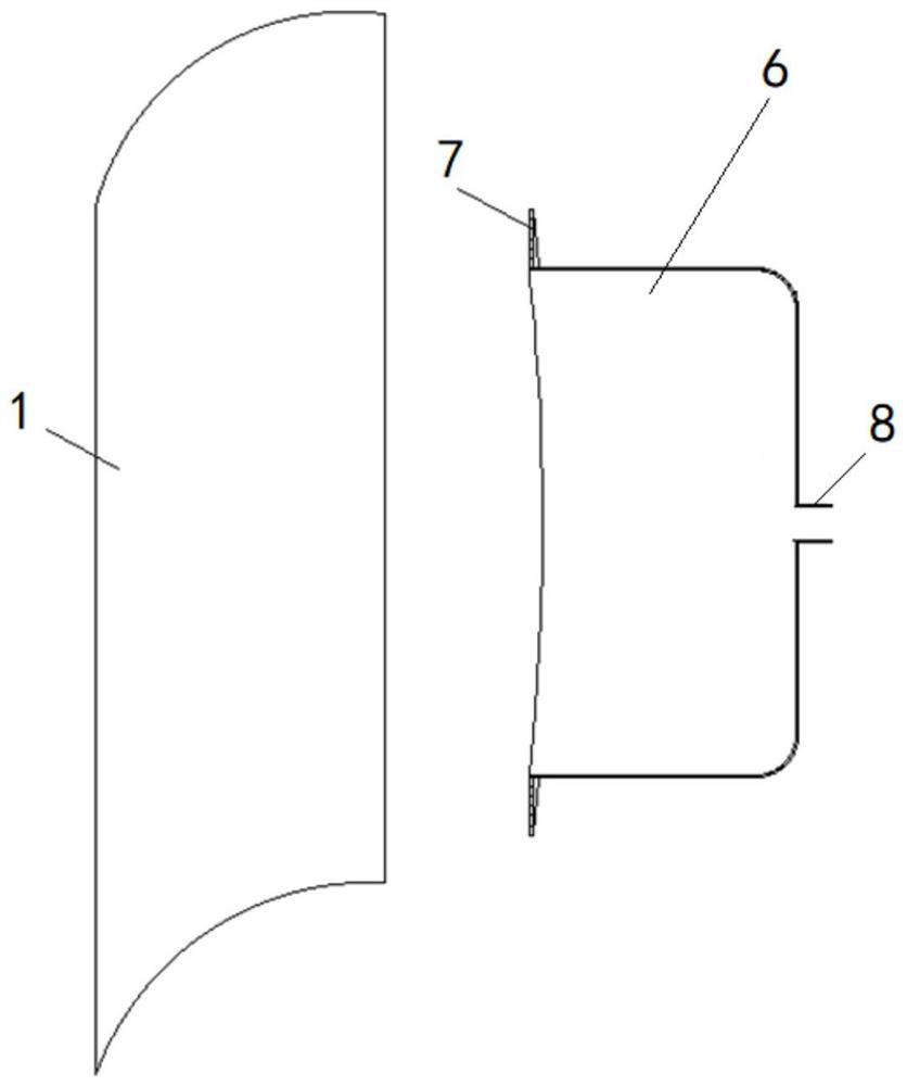 An integrated rocket fairing with bearing and noise reduction and its design method