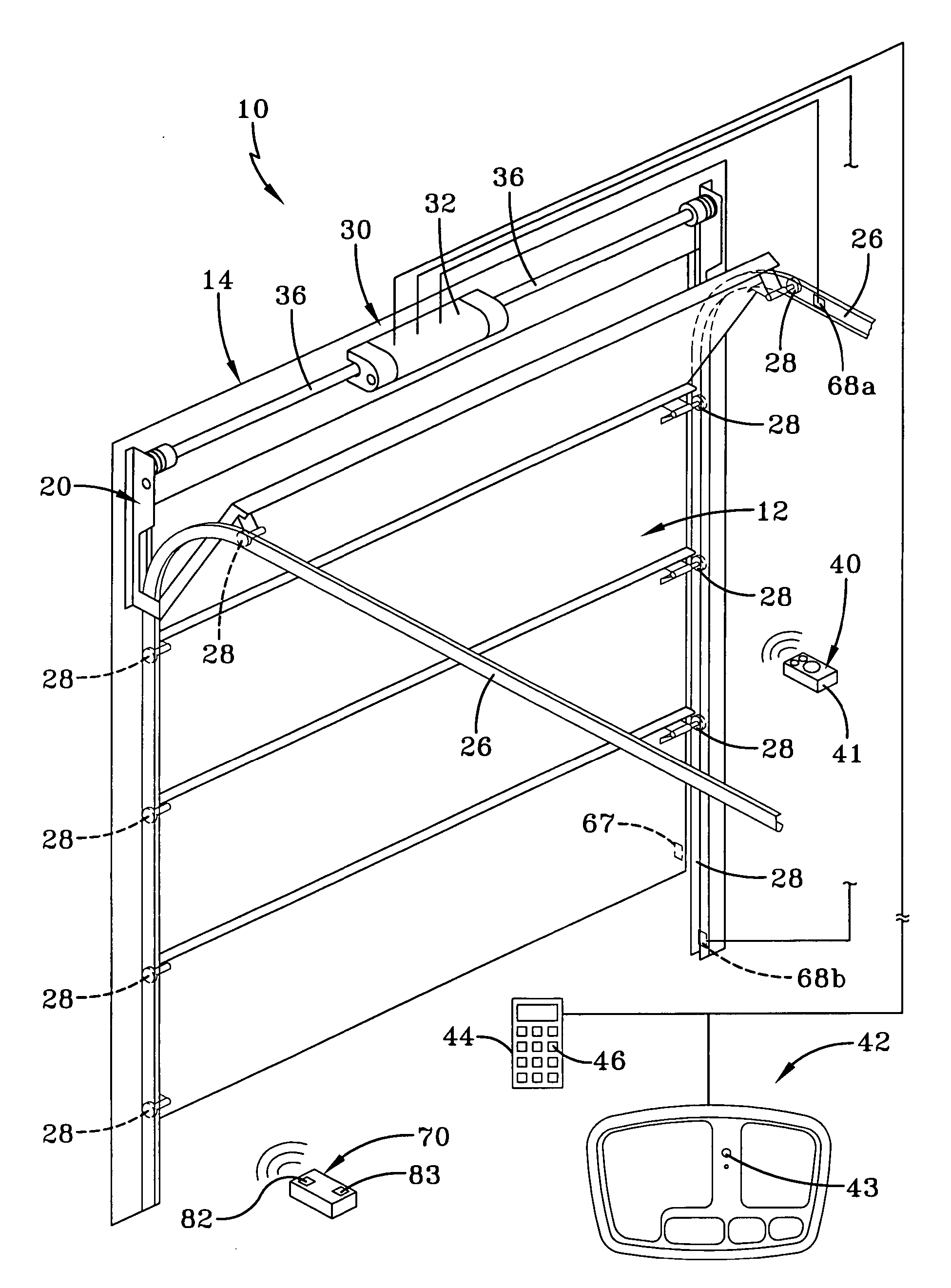 System and methods for automatically moving access barriers initiated by mobile transmitter devices