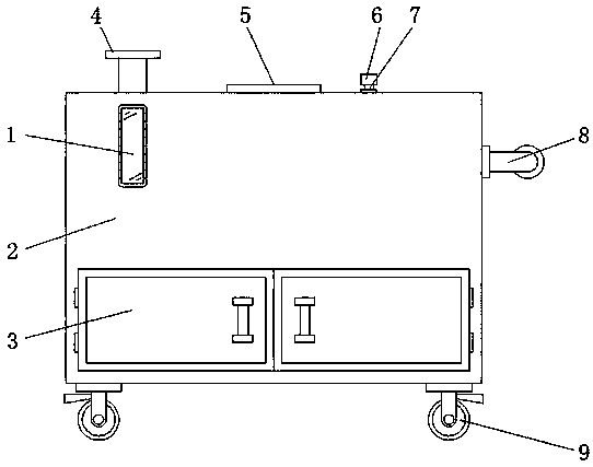 Sampling device for paddy soil remediator