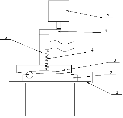 Novel eccentric powder grinding device