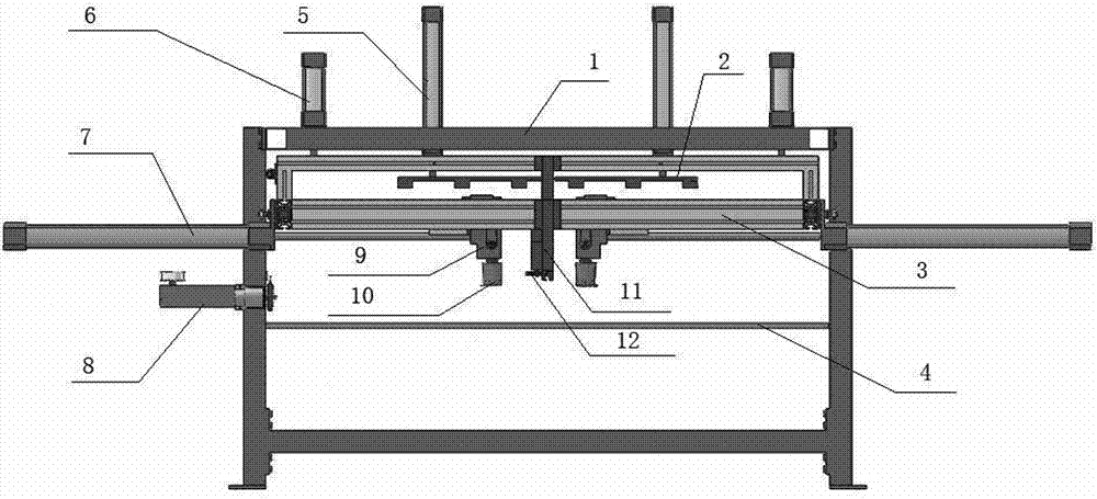 A tension type electric blanket wiring machine