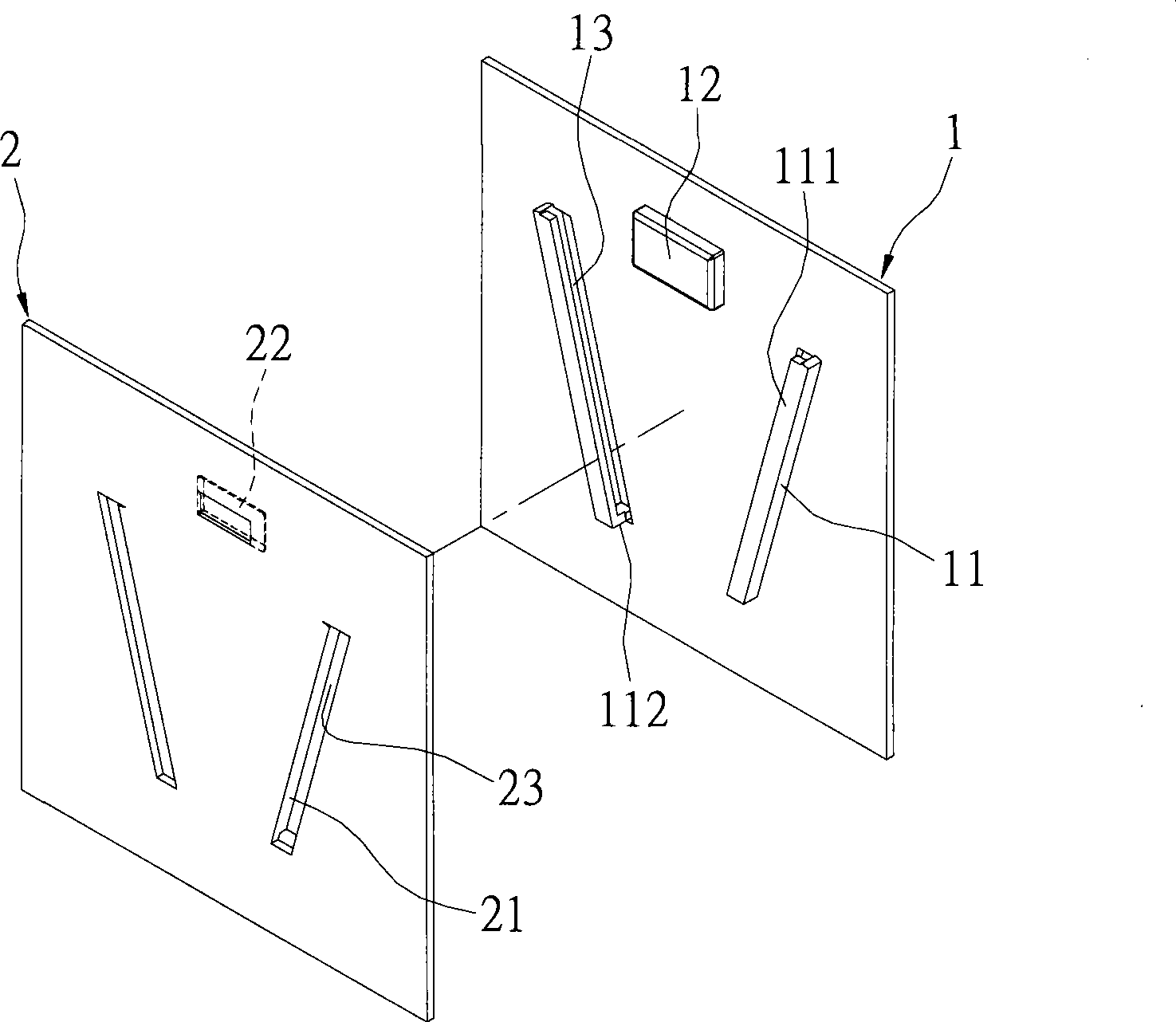 Support and its quick-dismantling structure