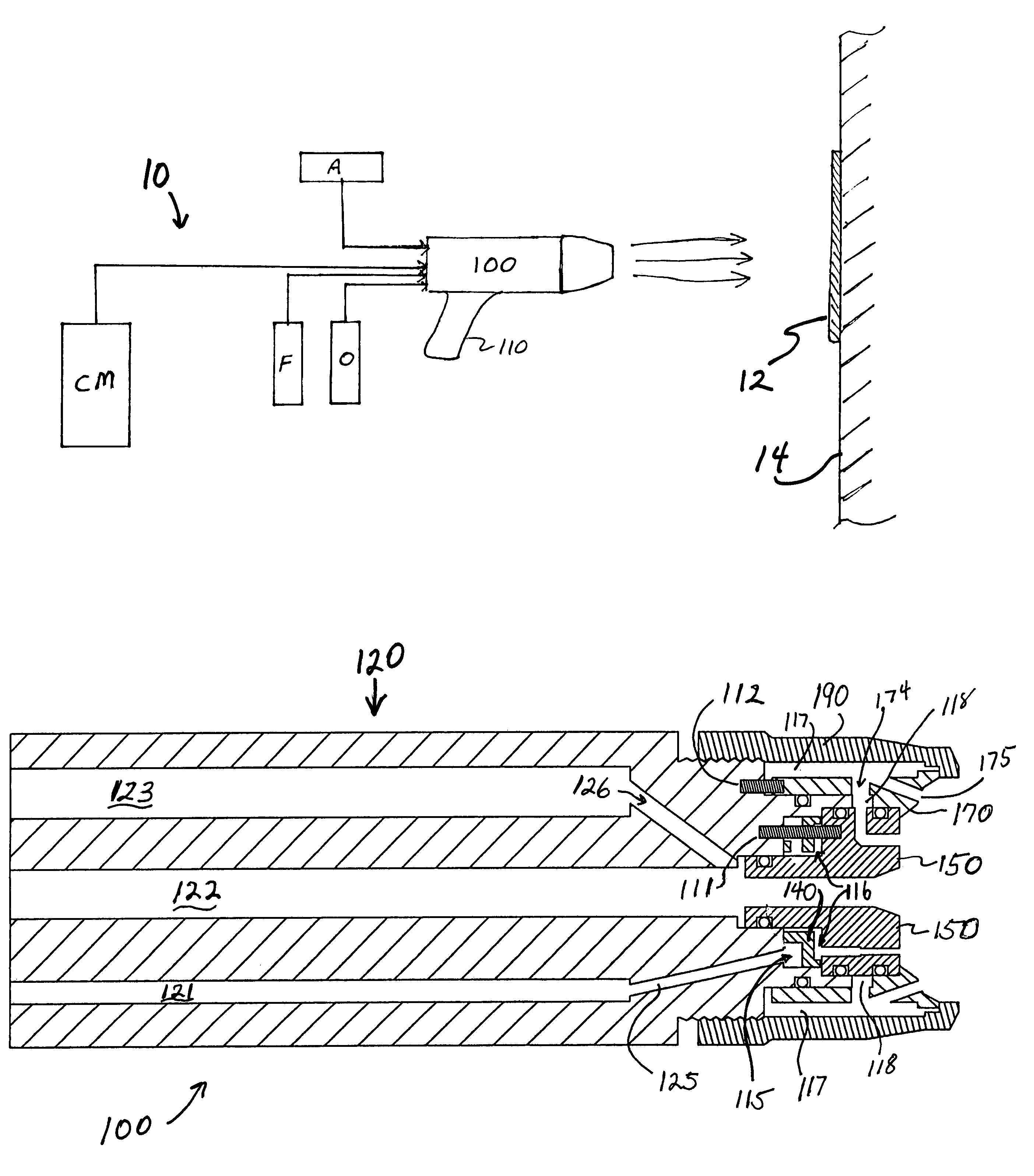 Apparatus for thermal spray coating