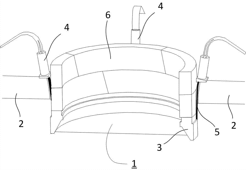 Method for applying large-diameter well sinking by utilizing underground shaft robot