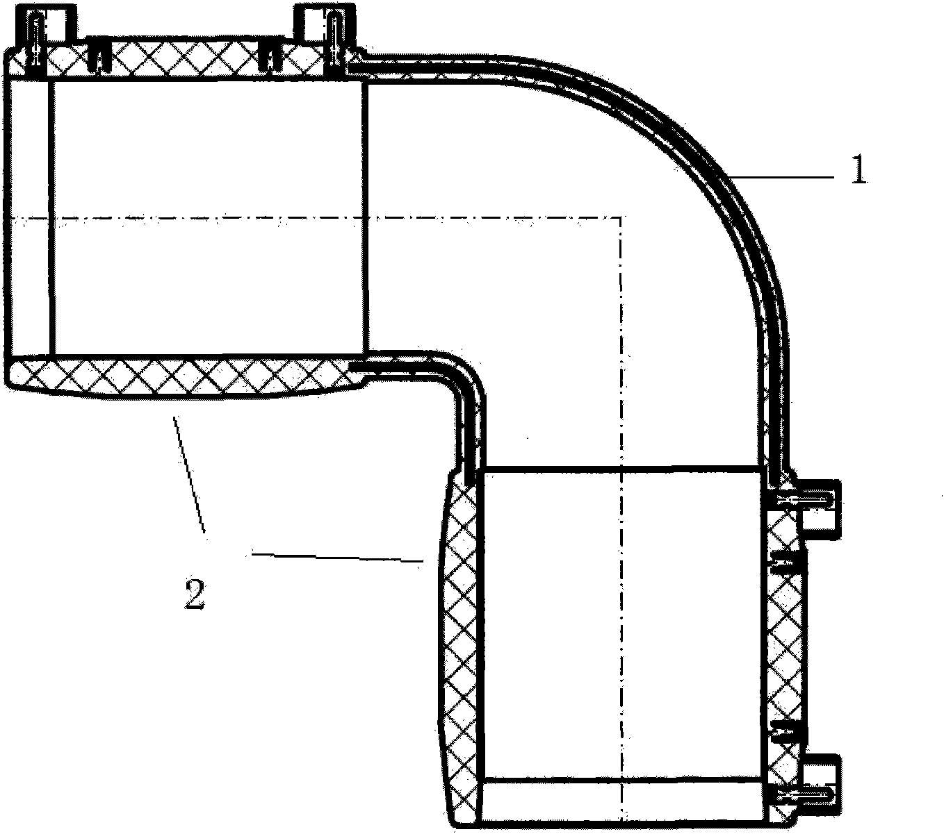 Connection tube of steel wire mesh framework composite tube and manufacturing method thereof