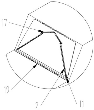 A car wiper without dead angle with a cleaning device