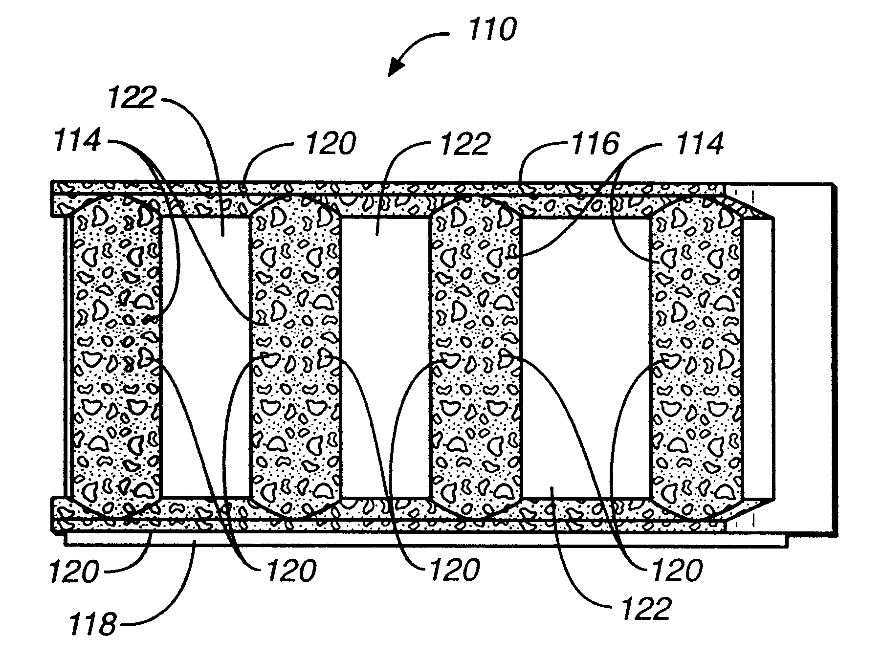 Iron alloy member and method