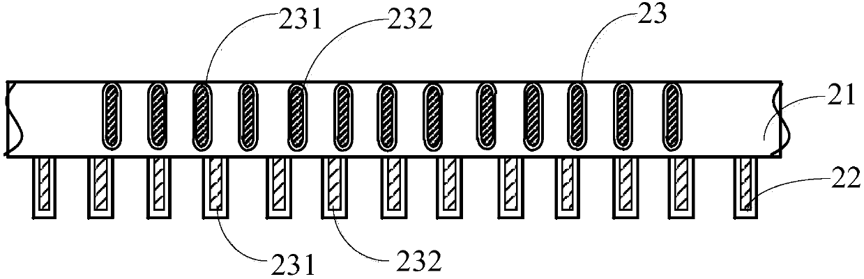 Base plate with integrated heat tubes and module device thereof