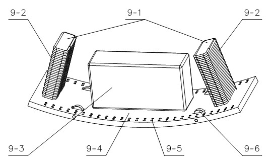 Double-ring clutch type electromagnetic-drive spherical robot