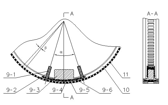 Double-ring clutch type electromagnetic-drive spherical robot