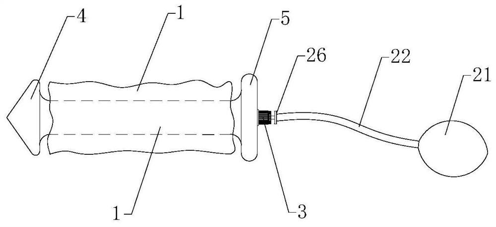 Adjustable inflatable vaginal dilator for obstetrics and gynecology department and vaginal dilating method