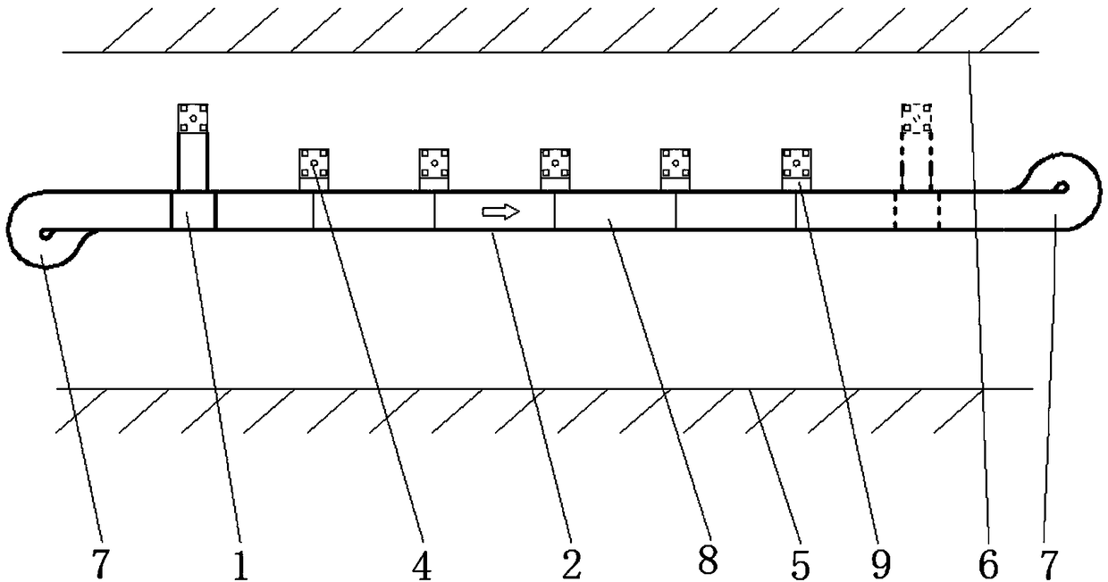 A mobile device for underground heavy support