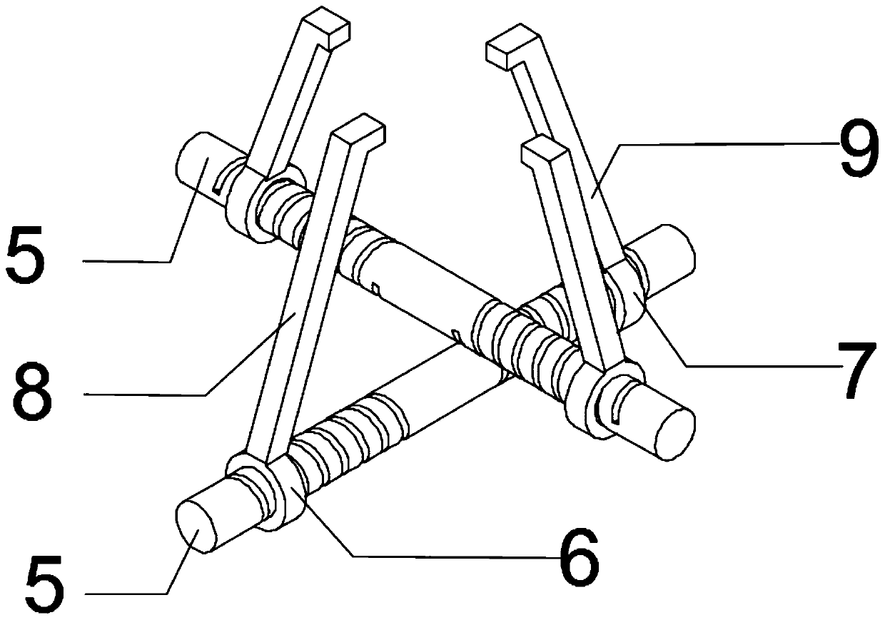 Workbench for automobile part punching