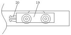 Rail robot device applied to bridge and tunnel traffic accident prevention