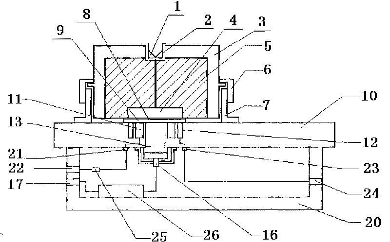 PEA space charge test device capable of testing conductive current