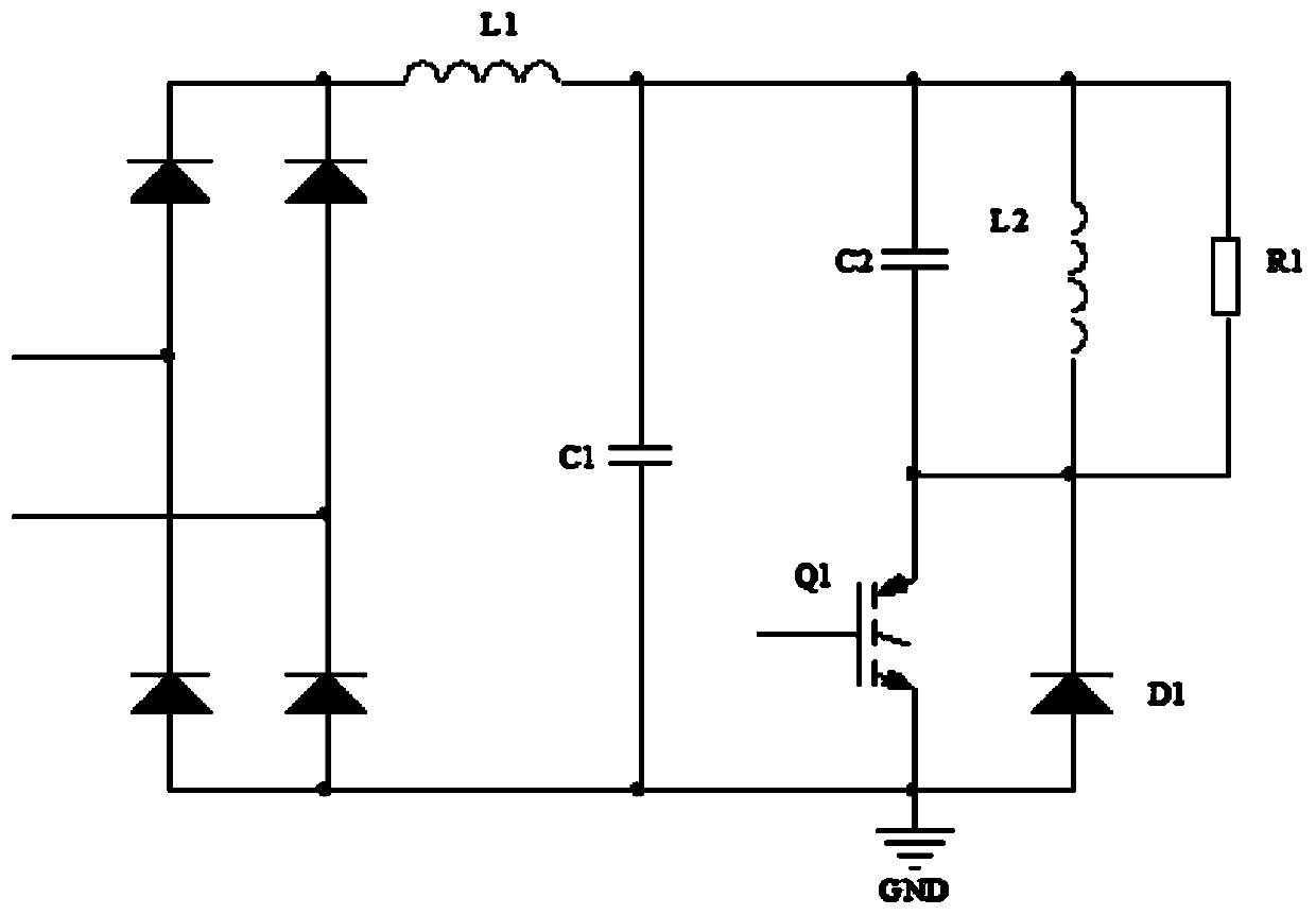 A single-tube induction cooker circuit and a single-tube induction cooker control method