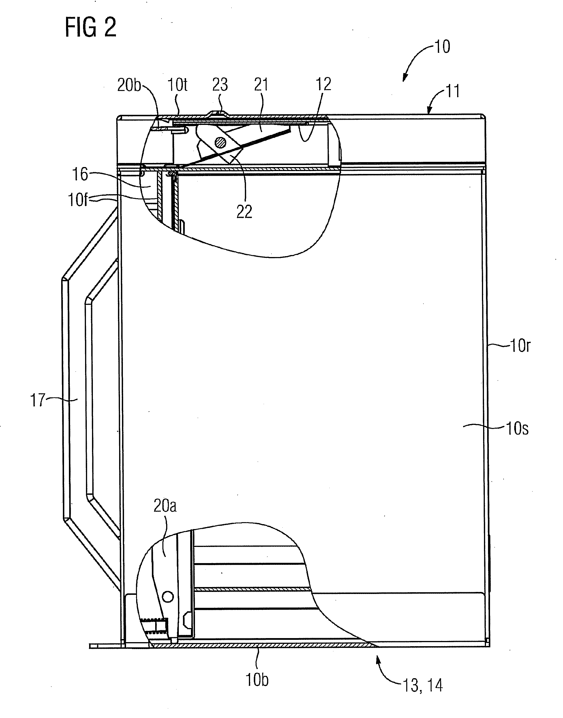 Cash box system for a vending machine