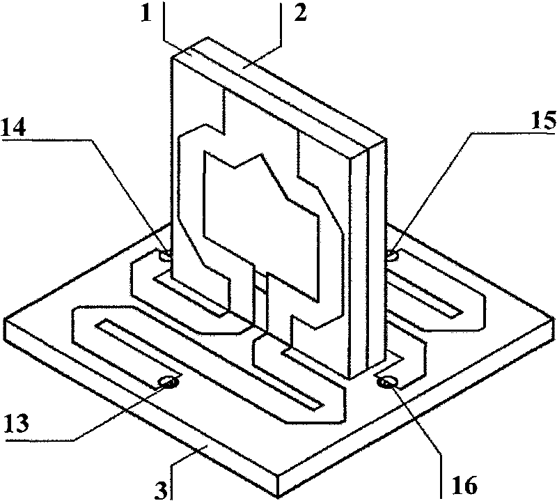 Dielectric-loaded quadrifilar helix antenna of power-division phase-shift feed network