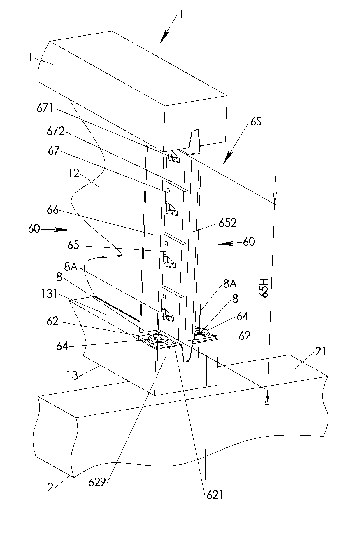 Sheet Metal Web Stiffener And Chord Nailing Restrictor For Wooden I-Joist