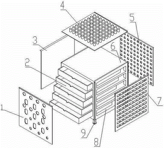 Practical training table for automobile assembling