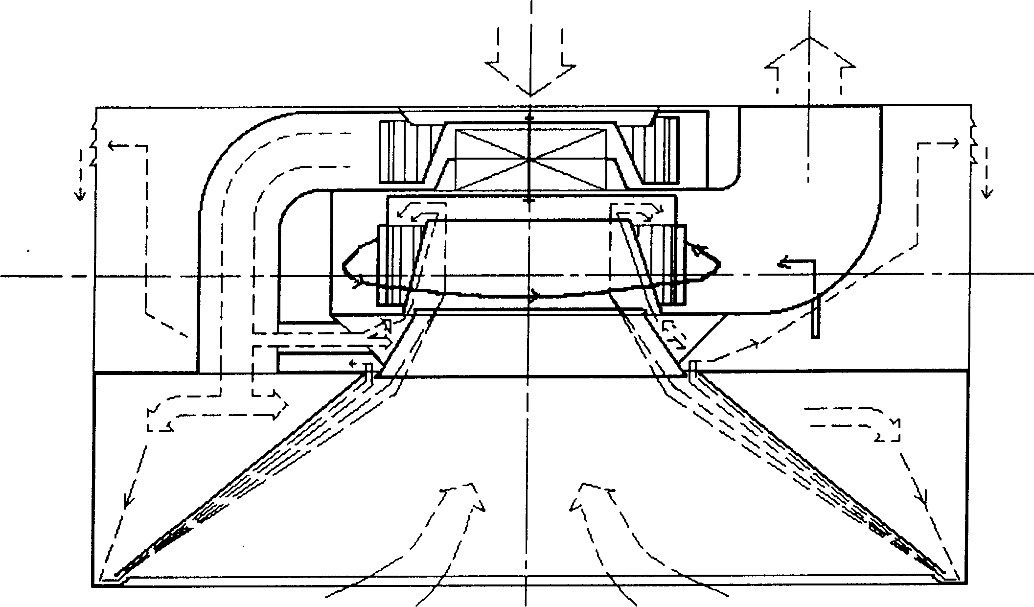 Method for isoalting oil soot by air jet layer and its oil soot exhauster