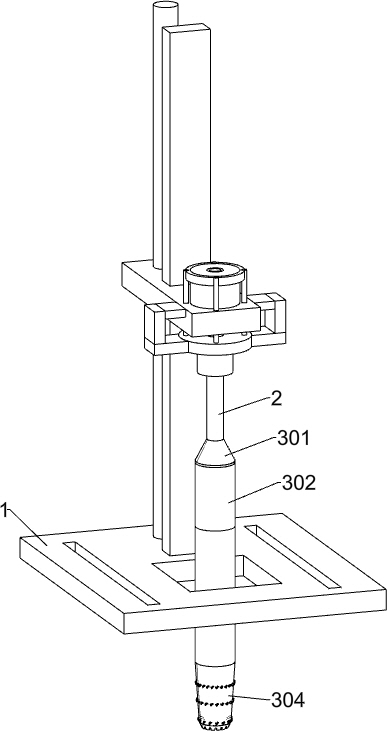 Sampling device for detection of mountain structure for laying oil pipelines