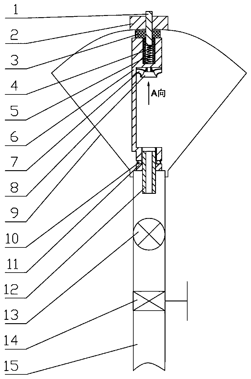 Impeller-driven rotary nozzle and rotation speed adjusting method thereof