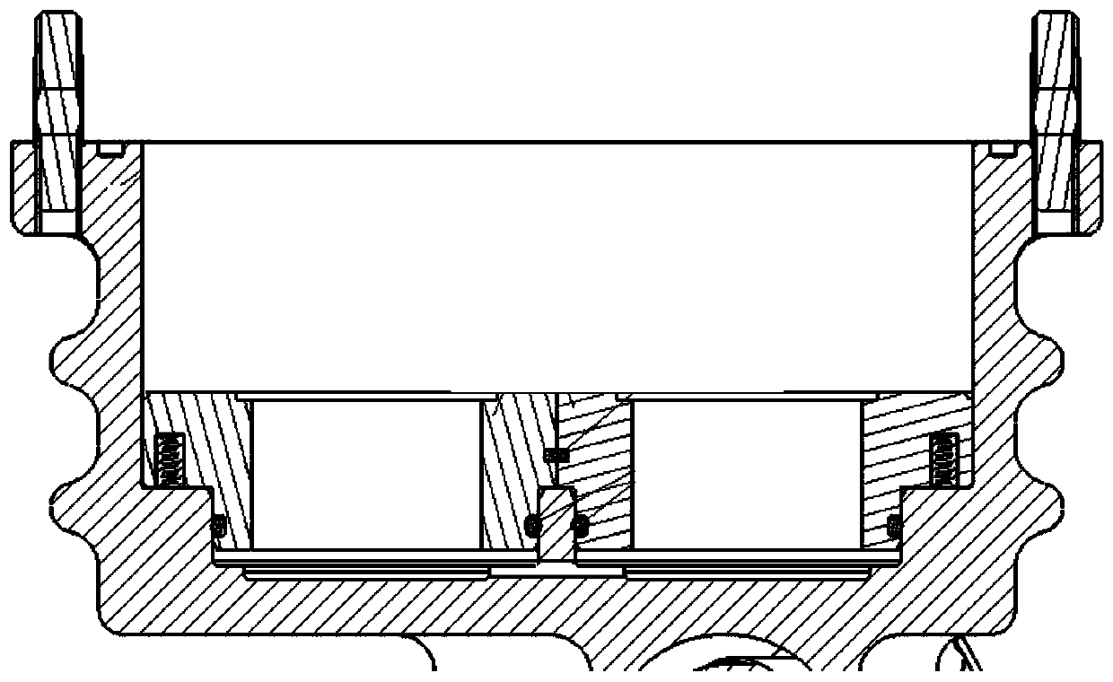 8-shaped bearing disassembling device and disassembling method