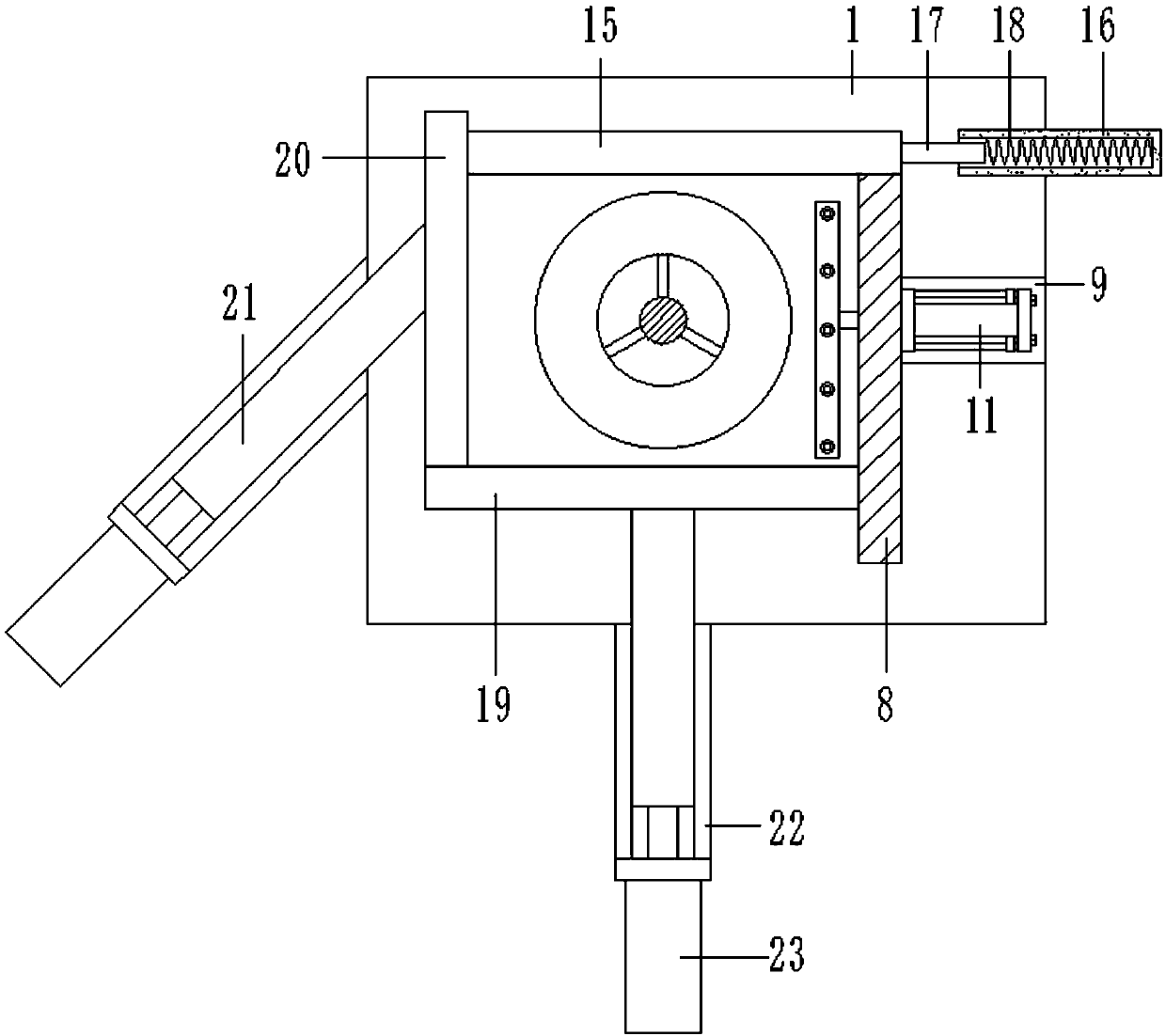 Paint spraying device for building energy conservation