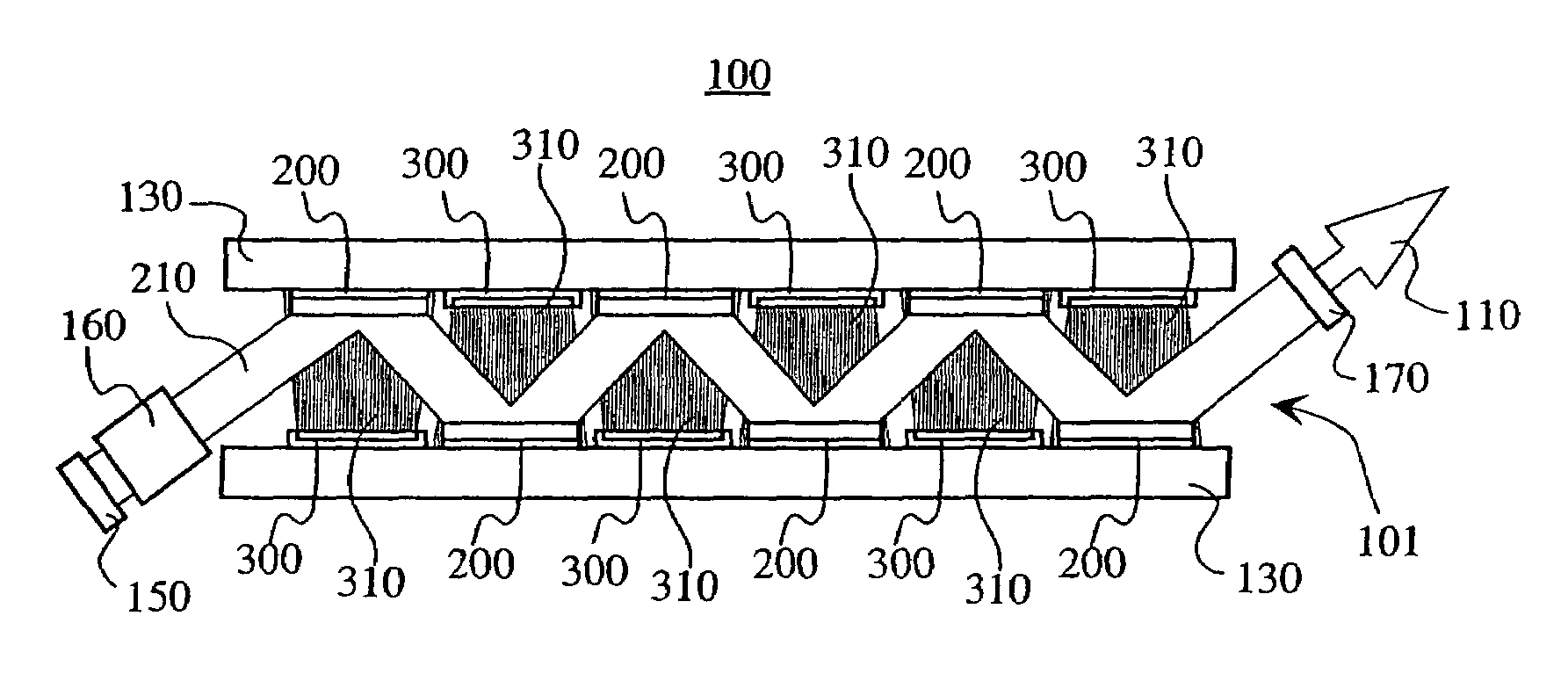 Multiple-disk laser system