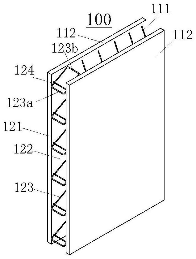 Prefabricated combined wall, prefabricated concrete assembly and splicing method of prefabricated concrete assembly