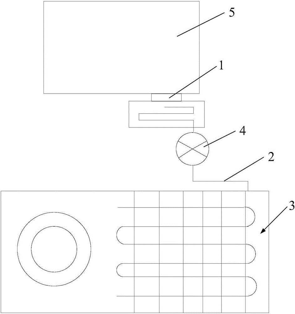 Outdoor drive module cooling system, cooling control method and system and air conditioner