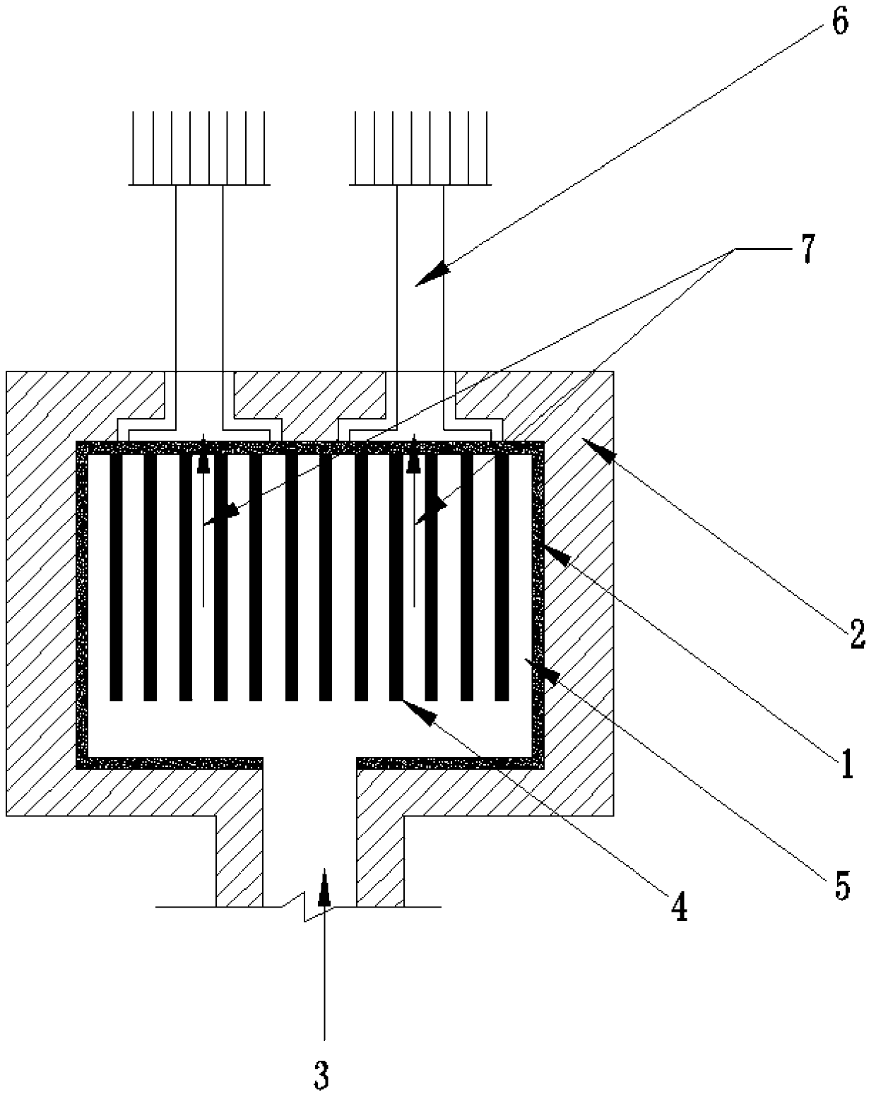 Preparation method and device of high-volume fraction and high-intensity aluminum silicon carbide composite material