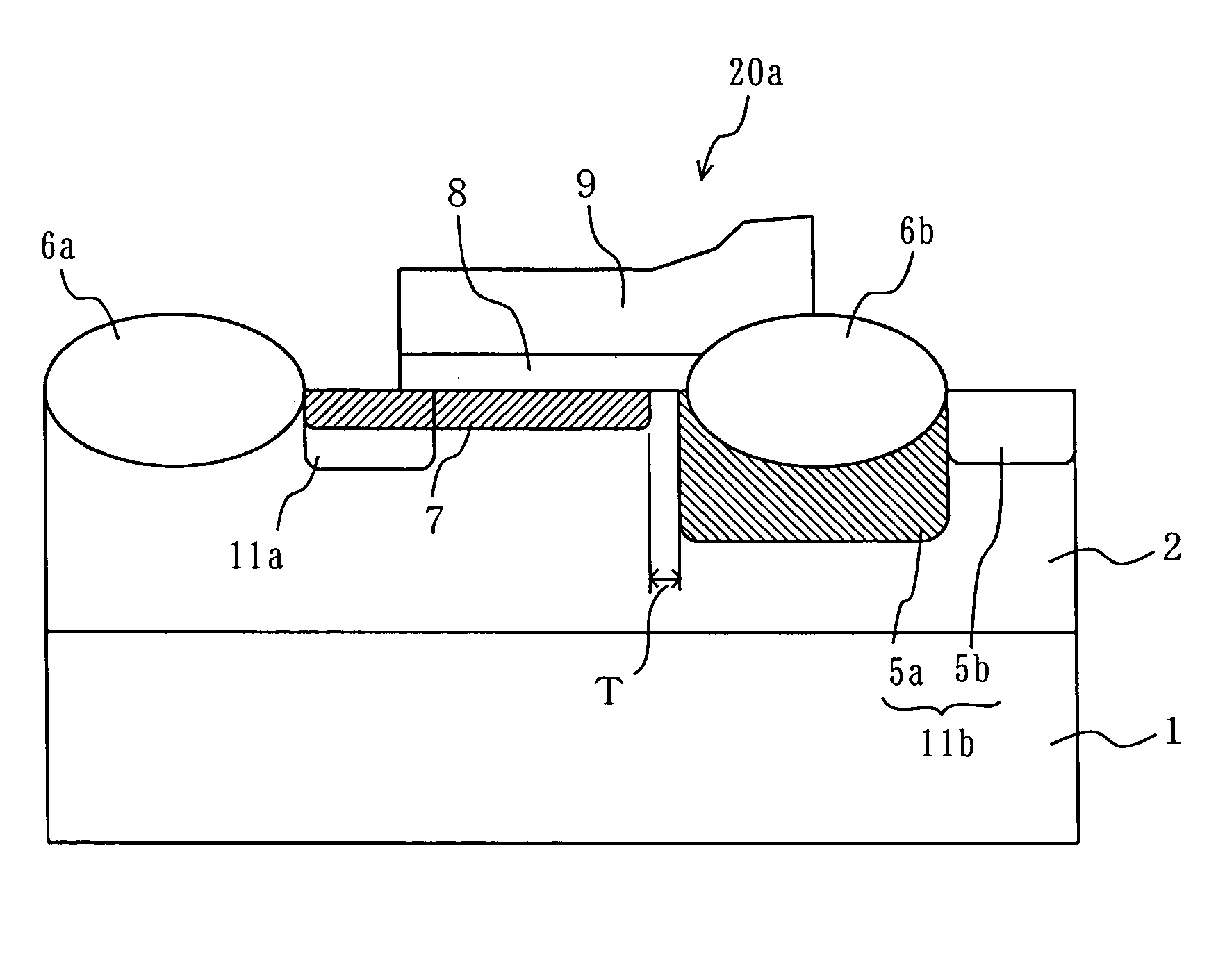 Semiconductor device including a high voltage transistor