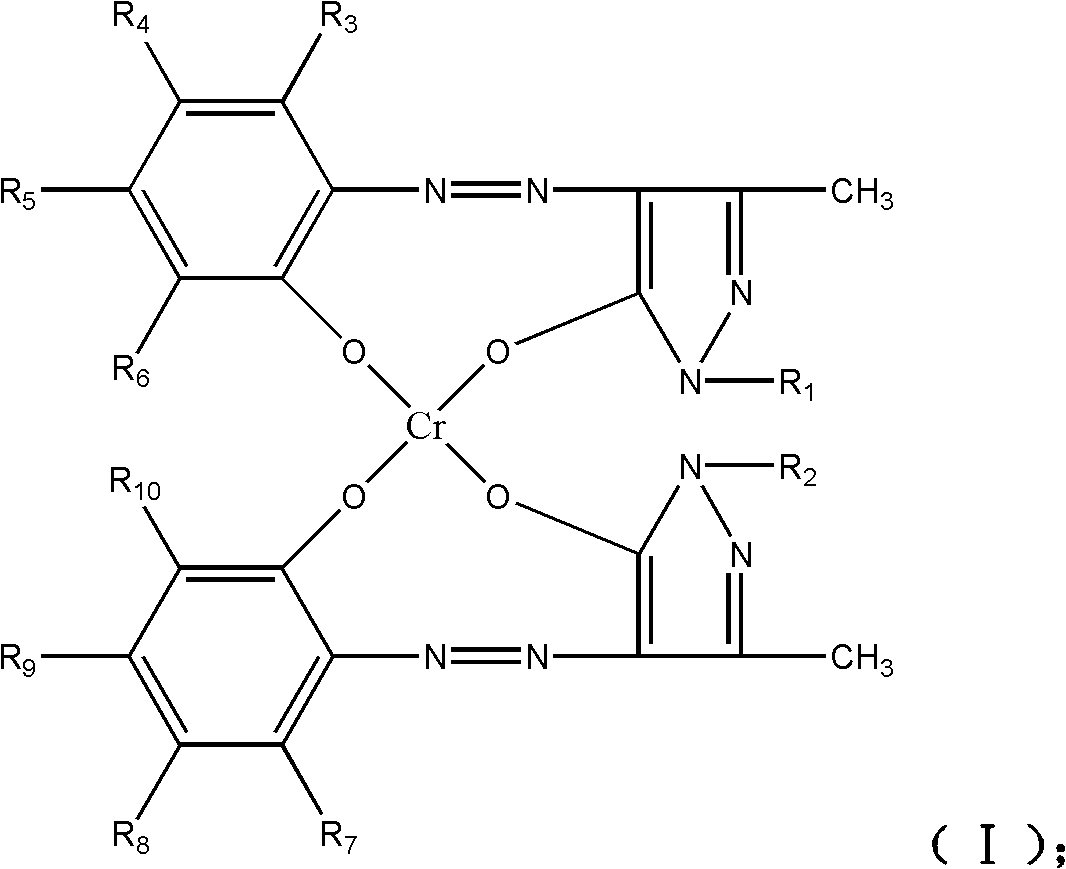 Neutral dye composition