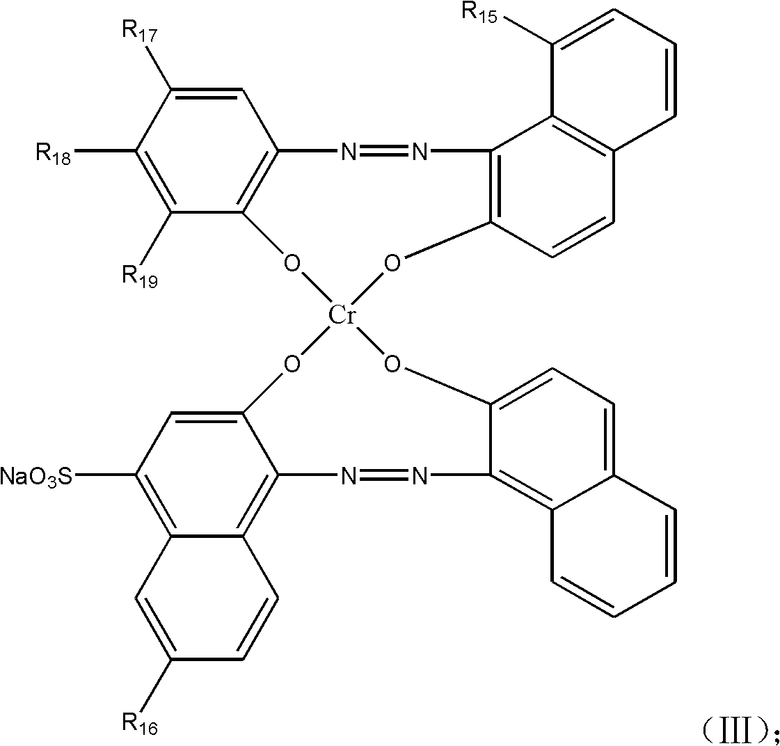 Neutral dye composition