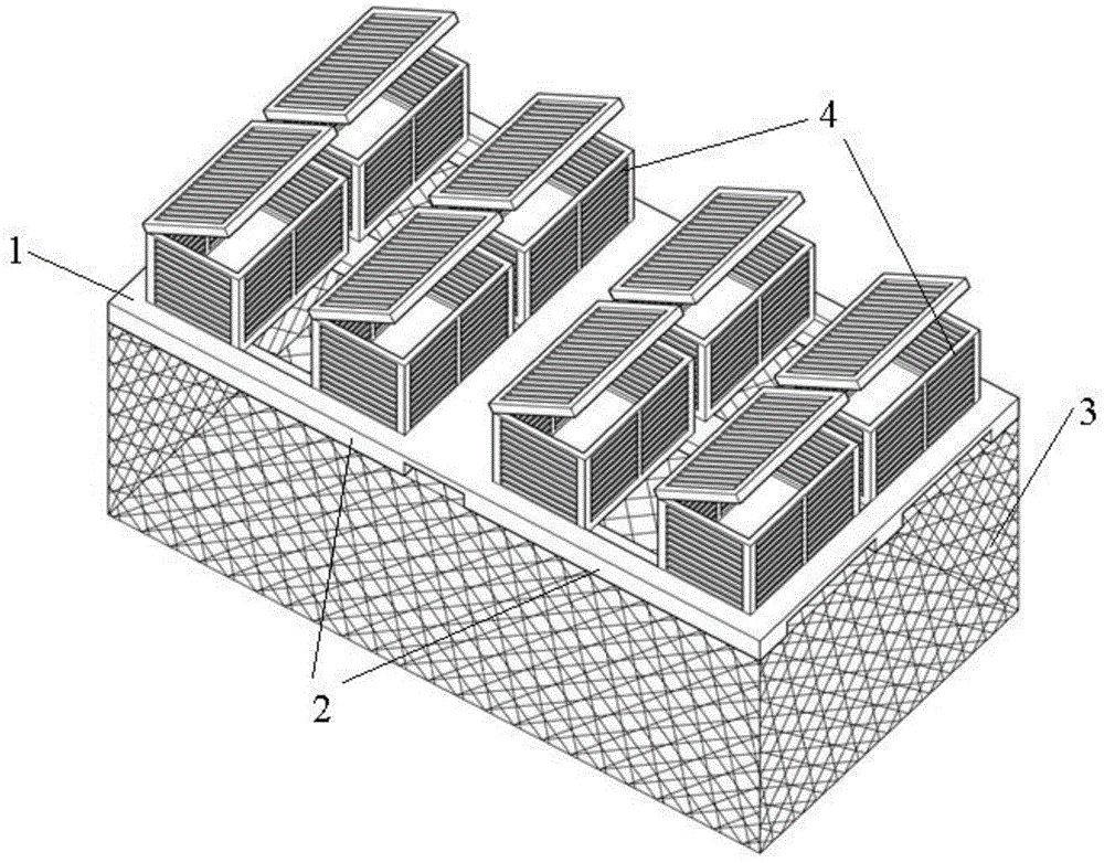 A three-dimensional culture device for large yellow croaker and blue crab and its nested culture method