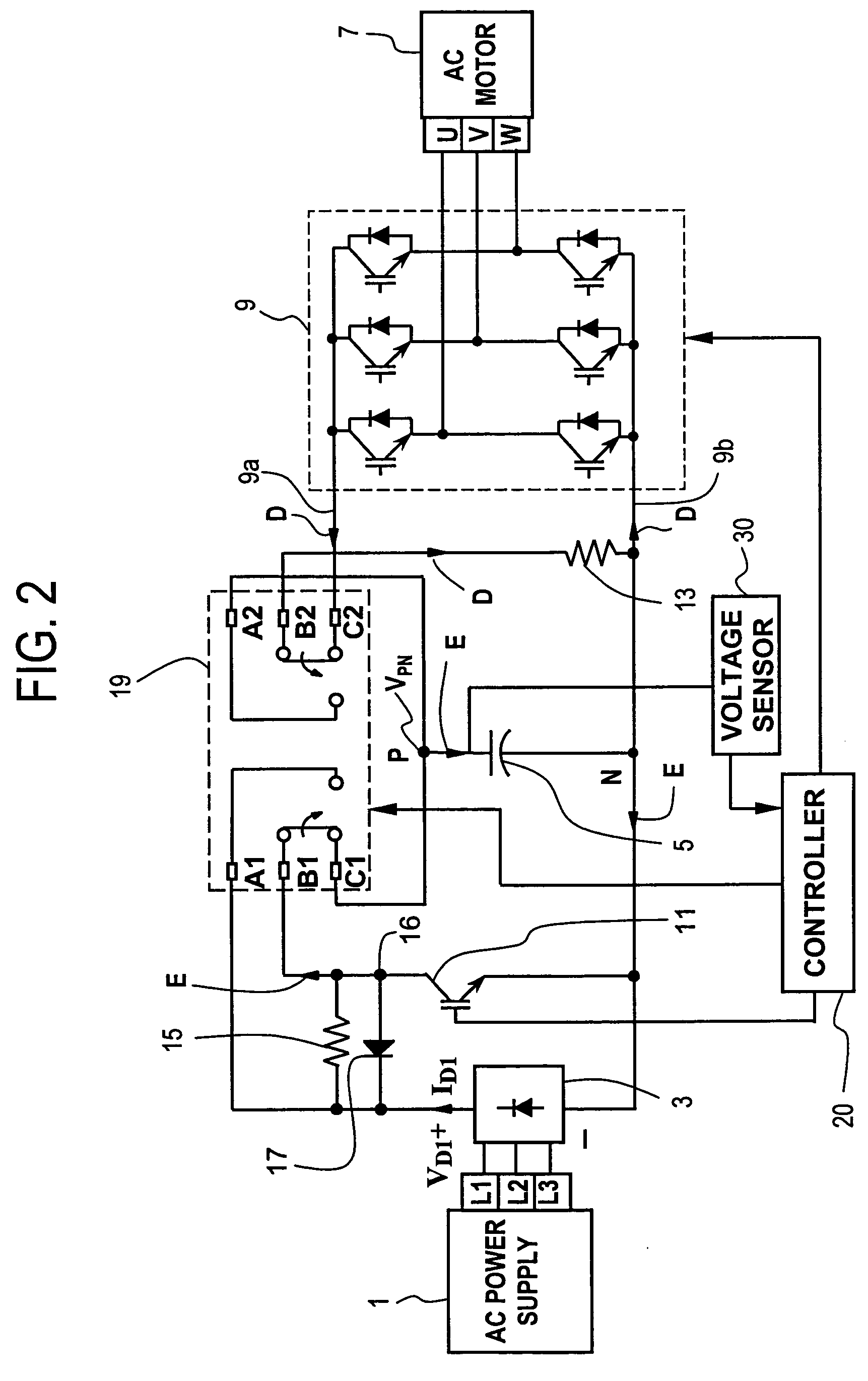 Motor power supply