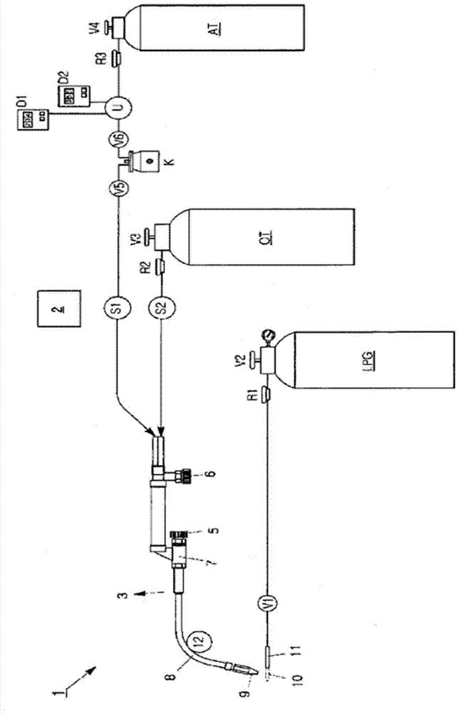 Fuel saving gas welding apparatus