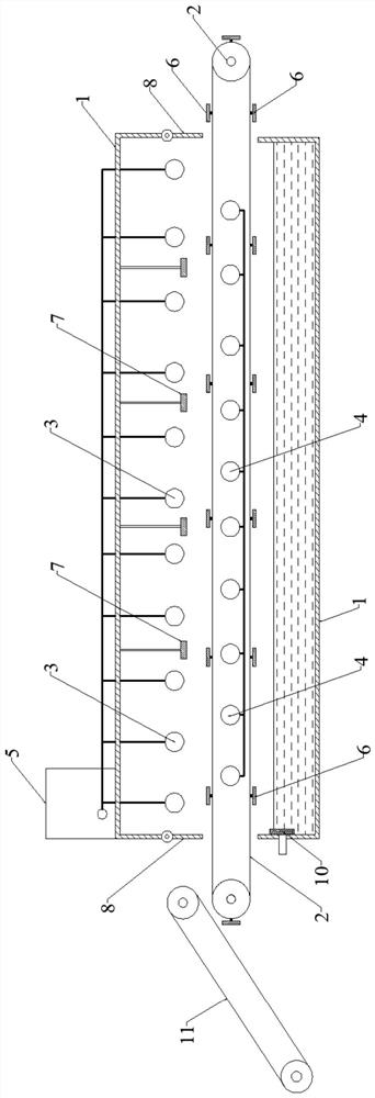 Raw material cleaning system for gelatin production