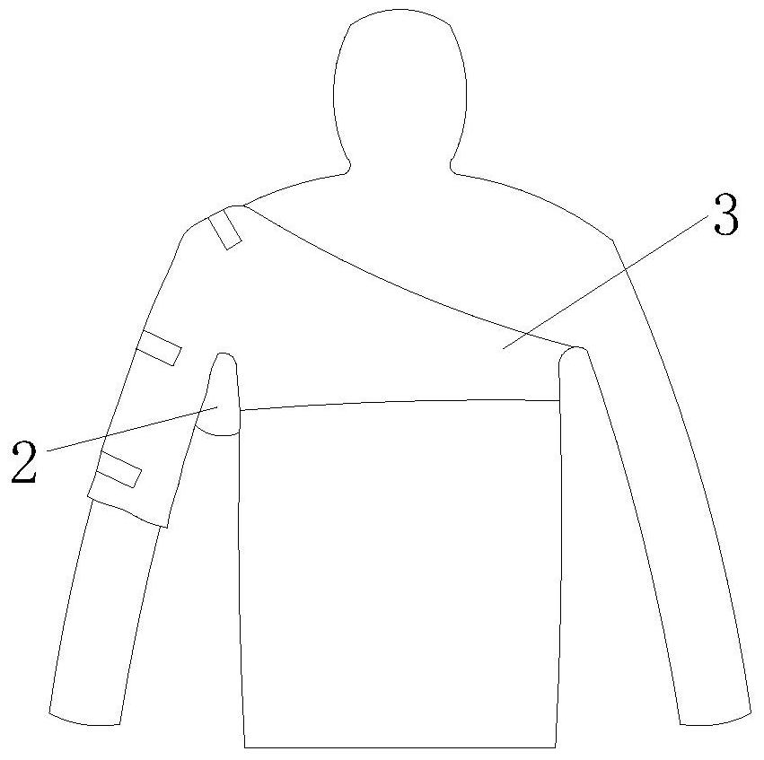 Postoperative shoulder joint recumbent position fixing device for patient with rotator cuff injury