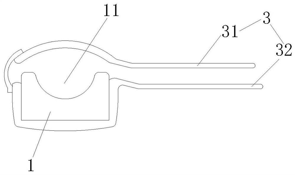 Postoperative shoulder joint recumbent position fixing device for patient with rotator cuff injury