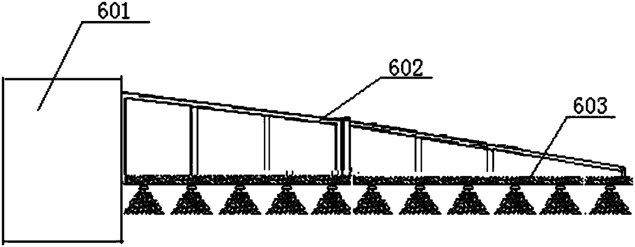 A wind-driven agricultural spraying device