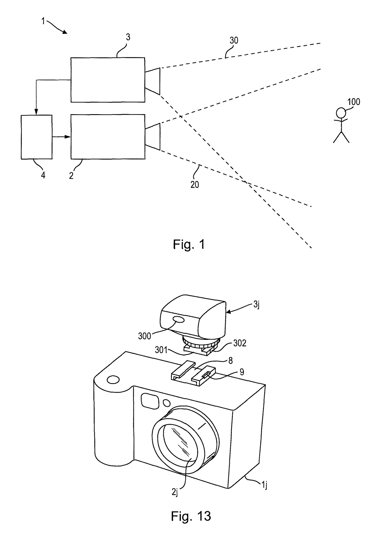 Camera with radar system