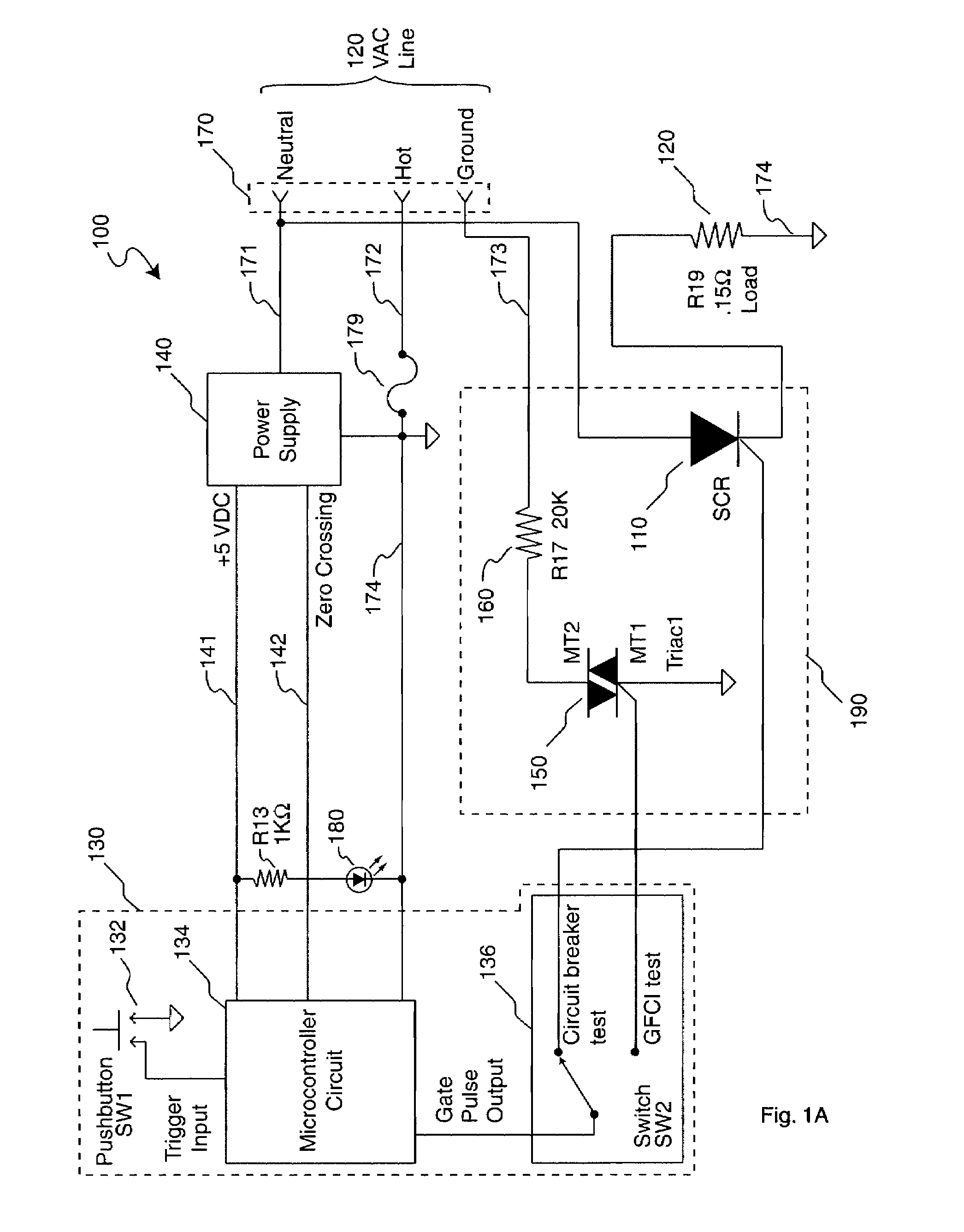 Portable circuit interrupter shutoff testing device and method