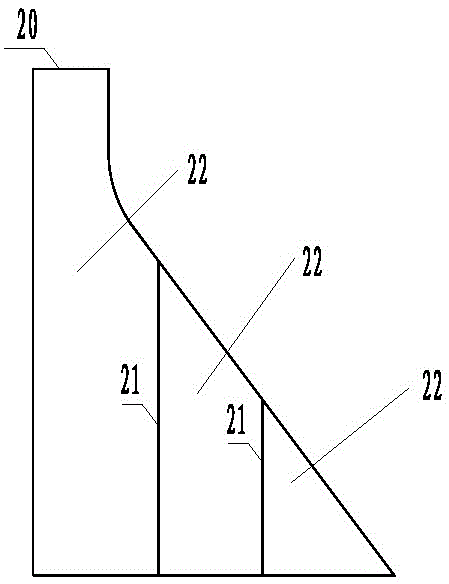 A kind of mixed dam construction method of high concrete gravity dam and a kind of high concrete gravity dam