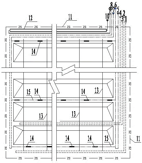 A kind of mixed dam construction method of high concrete gravity dam and a kind of high concrete gravity dam